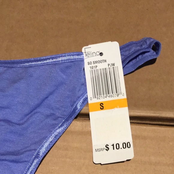 NWT $10 FELINA SMALL SO SMOOTH THONG PANTY - Picture 3 of 4